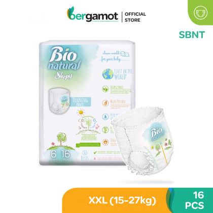 SBNT Sleepy BIO Natural Baby Training Pants Diaper (Pull Up) - Midi28 | Maxi24 | Junior 20 | XL16